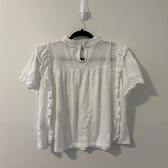 Free People Le Femme Top Small 100% Cotton - Picture 3 of 5